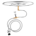 GASPRO Propane Fire Ring Kit 24 Inch Round for DIY & Upgrade Propane Fire Pit, Fireplace, Heavy Duty 304 Stainless Steel, Indoor & Outdoor Use