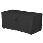 GASPRO Fire Pit Cover Square, Fits for 26-28 Inch Fire Pit Table, 600D Heavy Duty Fabric, Waterproof and Windproof, 28 x 28 x 25 Inches, Black