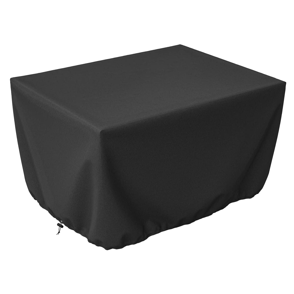 GASPRO Fire Pit Cover Square, Fits for 26-28 Inch Fire Pit Table, 600D Heavy Duty Fabric, Waterproof and Windproof, 28 x 28 x 25 Inches, Black