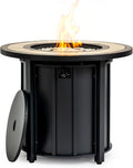 GASPRO 30" Propane Fire Pit Table, 50,000 BTU, ETL Certified, Smokeless