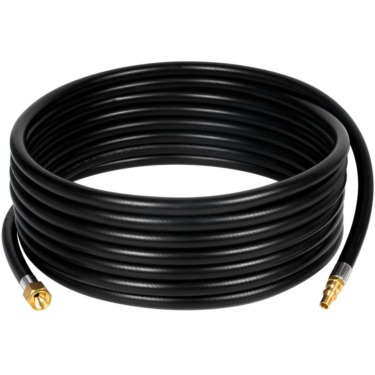 GASPRO 18 FT RV Quick Connect Propane Hose, 1/4" Male x 3/8" Female Flare Fitting, Propane Quick Connect Hose for RV to Grill, Camp Chef, Blackstone Griddle, Outland Fire Bowl and More