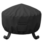 GASPRO Fire Pit Cover Square, Fits for 26-28 Inch Fire Pit Table, 600D Heavy Duty Fabric, Waterproof and Windproof, 28 x 28 x 25 Inches, Black