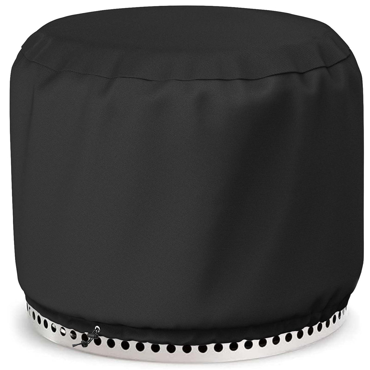 GASPRO Fire Pit Cover Square, Fits for 26-28 Inch Fire Pit Table, 600D Heavy Duty Fabric, Waterproof and Windproof, 28 x 28 x 25 Inches, Black