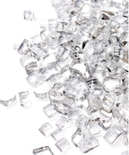 GASPRO 10 lbs Fire Glass for Propane Fire Pit, 1/2-Inch Reflective Fireplace Glass Rocks for Fire Pit Table, Cobalt Blue