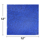 GASPRO 10 lbs Fire Glass for Propane Fire Pit, 1/2-Inch Reflective Fireplace Glass Rocks for Fire Pit Table, Cobalt Blue