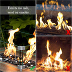 Black Fire Glass for Fire Pit 20LB