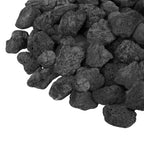 GASPRO 10 lb Large Lava Rocks, 1-3 Inch, Ideal for Outdoor Fire Pits, Indoor Fireplaces with Propane and Natural Gas