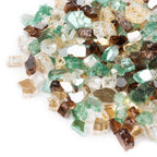 GASPRO 10 lbs Fire Glass for Propane Fire Pit, 1/2-Inch Reflective Fireplace Glass Rocks for Fire Pit Table, Cobalt Blue