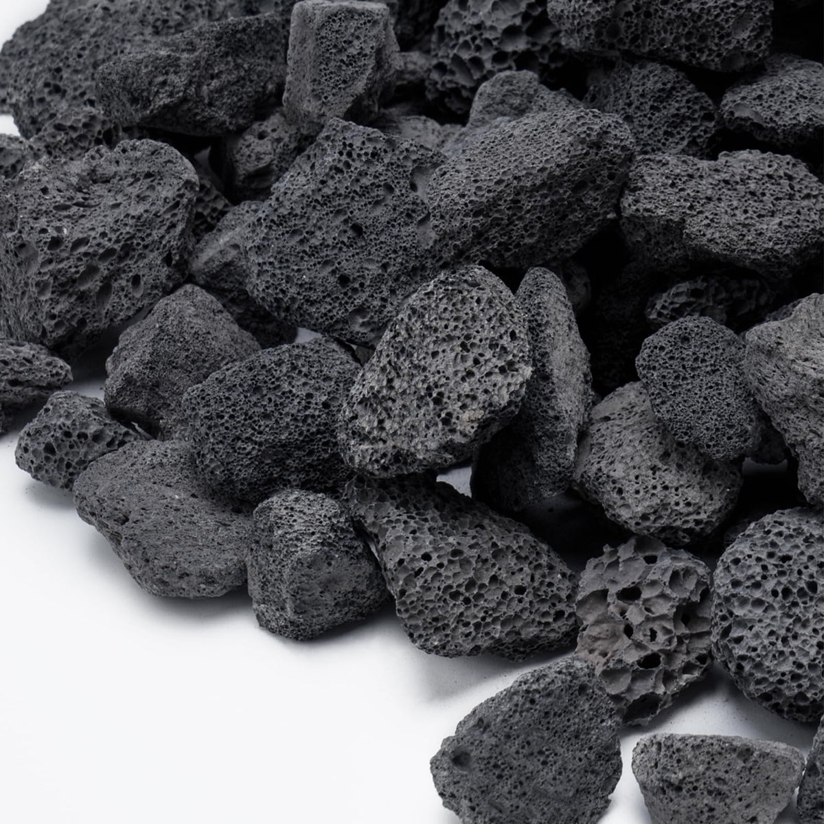 GASPRO 10 lb Large Lava Rocks, 1-3 Inch, Ideal for Outdoor Fire Pits, Indoor Fireplaces with Propane and Natural Gas