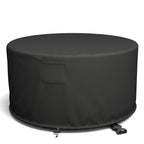 GASPRO Fire Pit Cover Square, Fits for 26-28 Inch Fire Pit Table, 600D Heavy Duty Fabric, Waterproof and Windproof, 28 x 28 x 25 Inches, Black