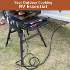 RV Quick Connect Propane Hose 18 FT